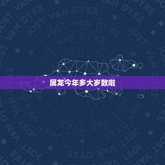 属龙今年多大岁数啦，属蛇的今年多大2022