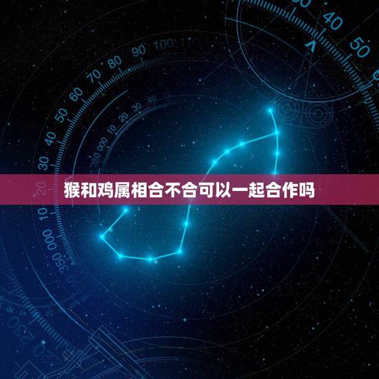 猴和鸡属相合不合可以一起合作吗，鸡和猴的属相性格合不合