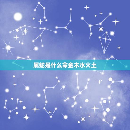 属蛇是什么命金木水火土，属虎的是金木水火土哪个命