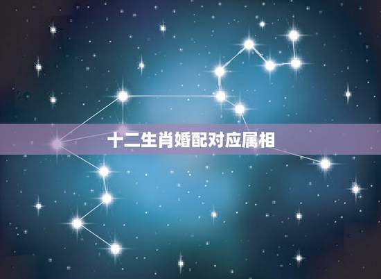 十二生肖婚配对应属相，十二生肖男女婚配表