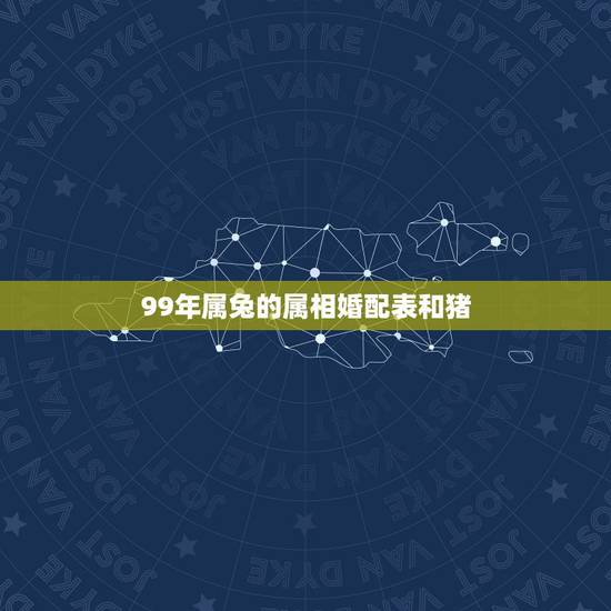 99年属兔的属相婚配表和猪，男的是95年的属猪的，女的是99年的属兔的