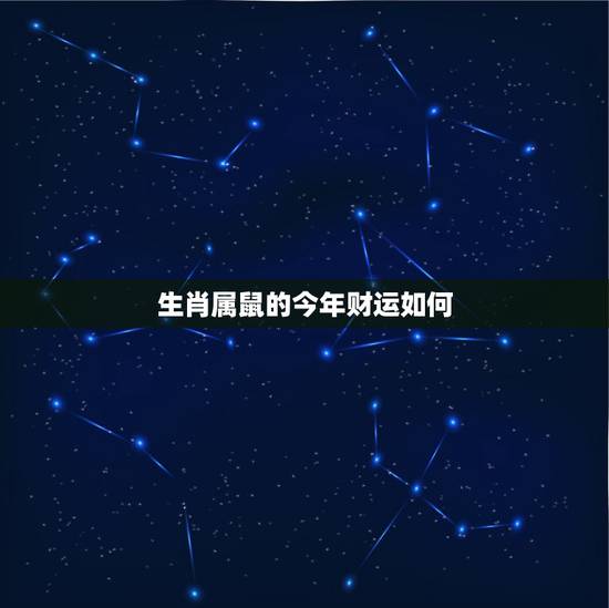 生肖属鼠的今年财运如何，今年是什么年，属鼠人今年运势怎么样？