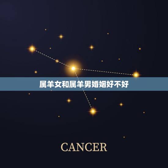 属羊女和属羊男婚姻好不好，属羊男和属羊女适合做夫妻吗