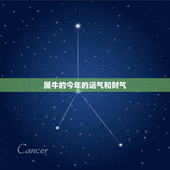 属牛的今年的运气和财气，1973年属牛的今年的运气和财气