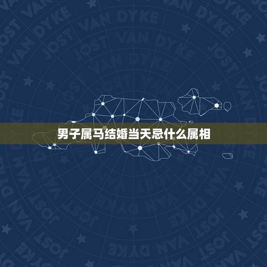 男子属马结婚当天忌什么属相，结婚当天忌讳什么属相