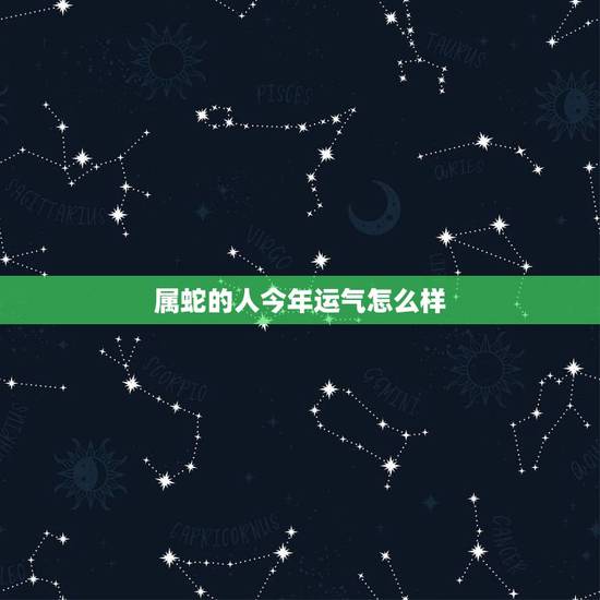 属蛇的人今年运气怎么样,属蛇的人今年财运怎么样? 属蛇的人今年运气怎么样,属蛇的人今年财运怎么样?