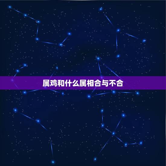 属鸡和什么属相合与不合，我和老婆都属鸡，经常吵架，说是属相不合，有什么