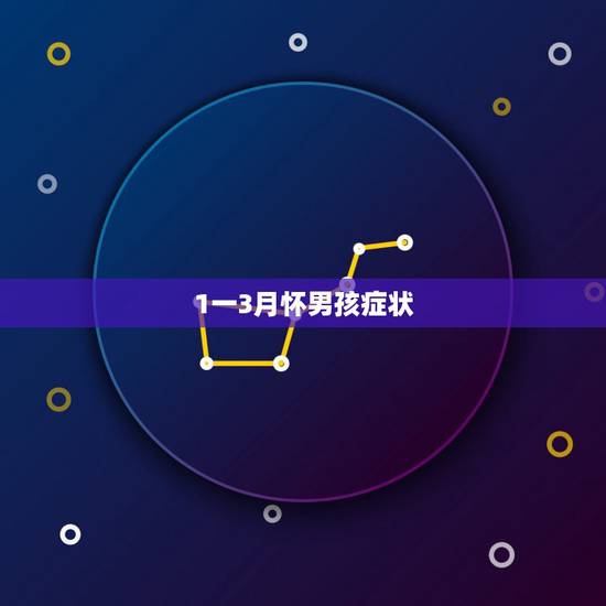 1一3月怀男孩症状,一般生男孩的怀孕有什么征兆? 1一3月怀男孩症状,一般生男孩的怀孕有什么征兆?