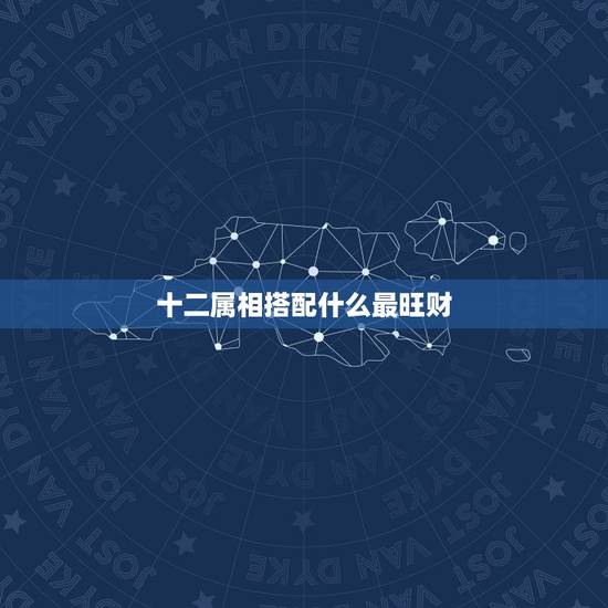 十二属相搭配什么最旺财，和属什么生肖婚配最好