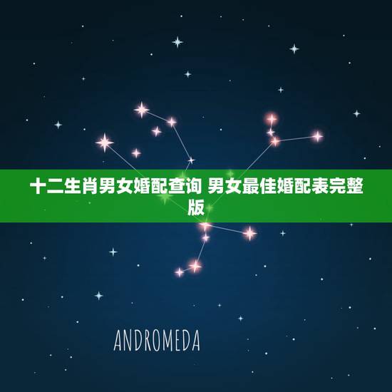 十二生肖男女婚配查询 男女最佳婚配表完整版 十二生肖男女婚配查询 男女最佳婚配表完整版
