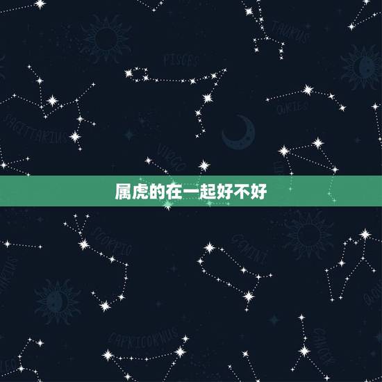 属虎的在一起好不好,98年两个属虎的在一起 属虎的在一起好不好,98年两个属虎的在一起