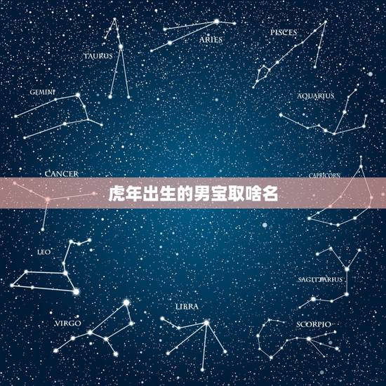 虎年出生的男宝取啥名 虎年最旺男宝名字