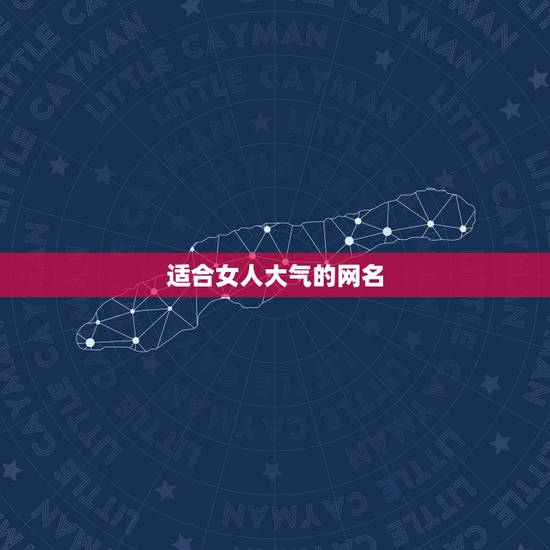 适合女人大气的网名，比较有个性高雅的网名女人