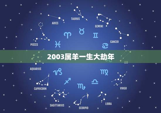 2003属羊一生大劫年,1991年属羊一生有几次大的劫 2003属羊一生大劫年,1991年属羊一生有几次大的劫