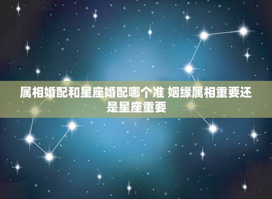 属相婚配和星座婚配哪个准 姻缘属相重要还是星座重要 属相婚配和星座婚配哪个准 姻缘属相重要还是星座重要