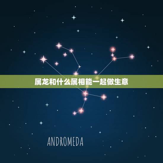 属龙和什么属相能一起做生意，属猪的和属龙的一起做生意怎么样