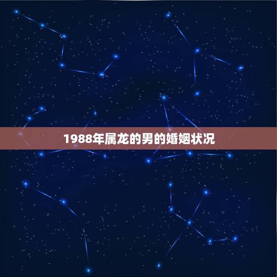 1988年属龙的男的婚姻状况,88年属龙男的射手座今年婚姻状况 1988年属龙的男的婚姻状况,88年属龙男的射手座今年婚姻状况