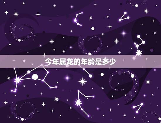 今年属龙的年龄是多少，属虎的今年多大