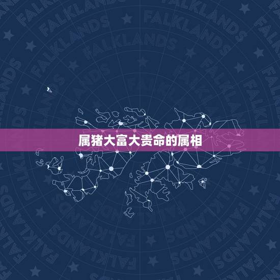 属猪大富大贵命的属相，属猪人的命