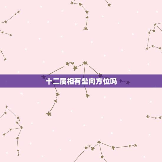 十二属相有坐向方位吗，壬午生人阴宅可坐癸山丁向吗