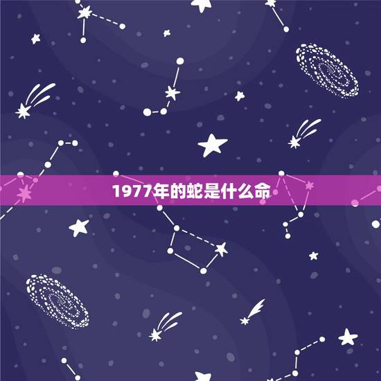1977年的蛇是什么命,1976年出生的蛇是什么命 1977年的蛇是什么命,1976年出生的蛇是什么命