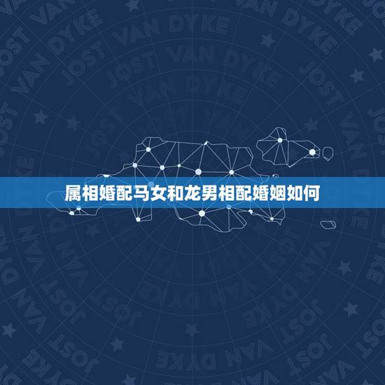 属相婚配马女和龙男相配婚姻如何，属龙女和数属马男婚配吗？求解答，感激！