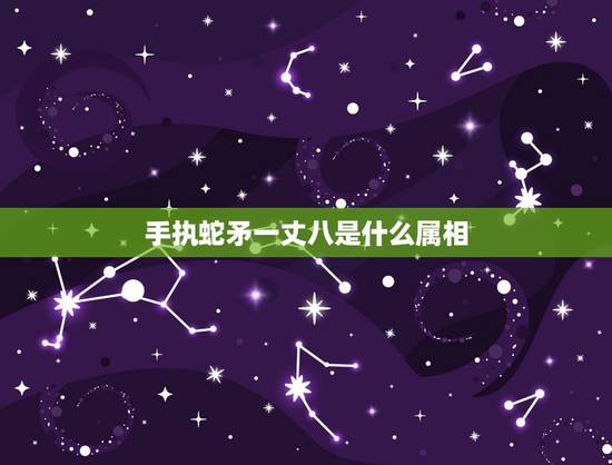 手执蛇矛一丈八是什么属相，猜生肖 身似草绳水中游 手持蛇矛一丈八