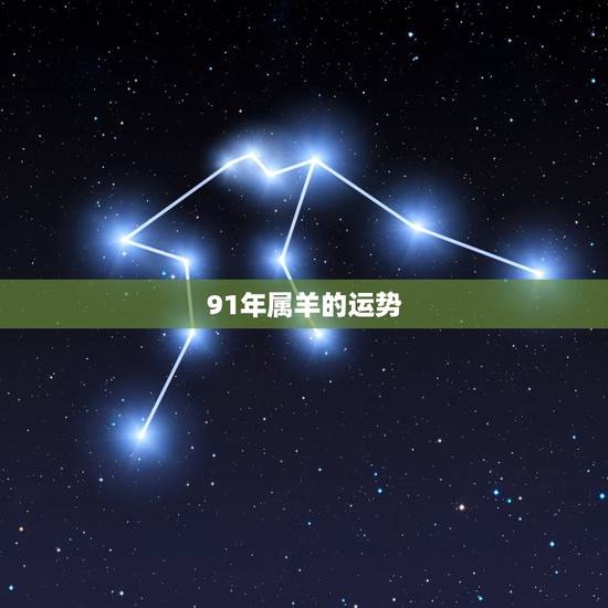 91年属羊的运势，1991年属羊的财运