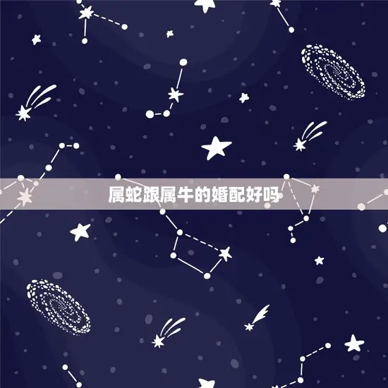 属蛇跟属牛的婚配好吗