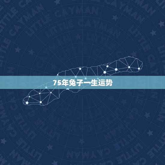 75年兔子一生运势，75年属兔的一生财运
