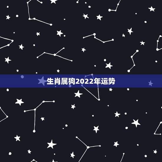 生肖属狗2022年运势，属狗人2022年每月运势？