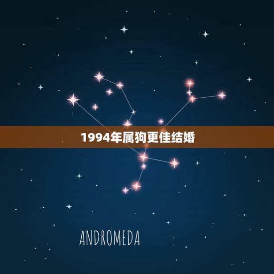 1994年属狗更佳结婚，1994年属狗的婚配