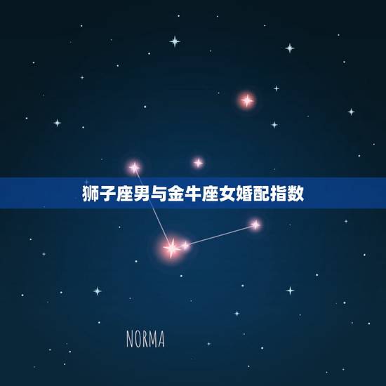 狮子座男与金牛座女婚配指数，狮子男和金牛女配对指数？