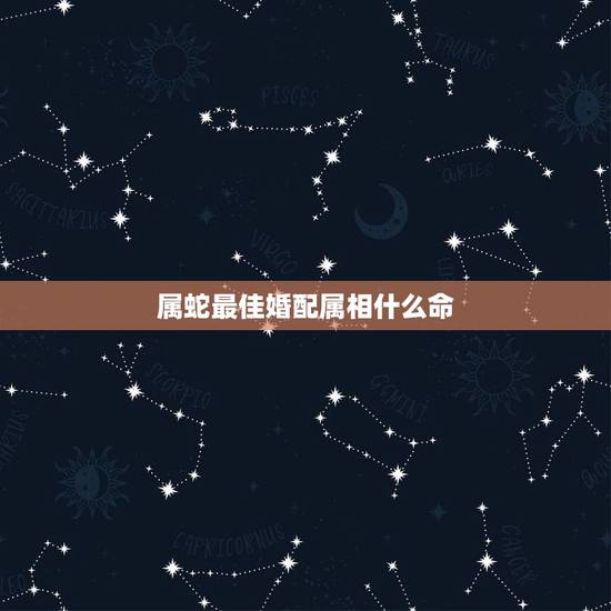 属蛇最佳婚配属相什么命,属马和属蛇的婚姻如何? 属蛇最佳婚配属相什么命,属马和属蛇的婚姻如何?