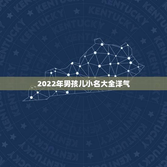 2022年男孩儿小名大全洋气，牛年有创意的乳名