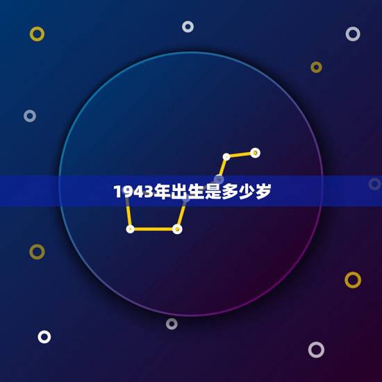 1943年出生是多少岁，1943年五行属什么