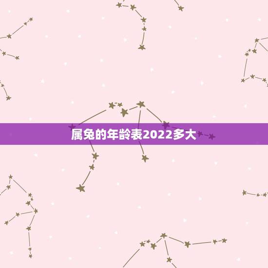 属兔的年龄表2022多大,1999年2022年多少岁 属兔的年龄表2022多大,1999年2022年多少岁