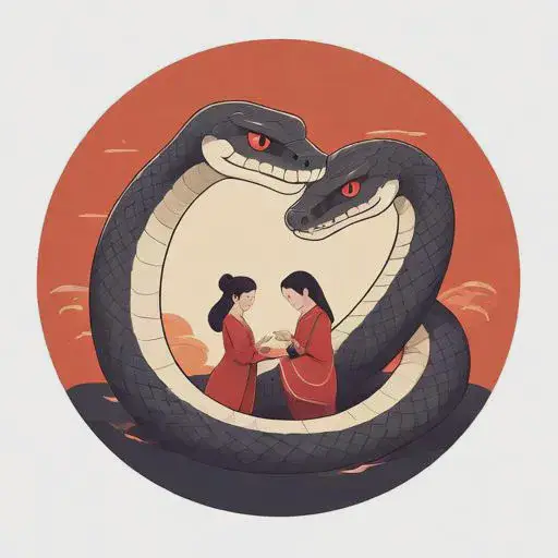 属蛇的和属蛇的相配吗属蛇的婚姻，蛇和蛇属相合不合婚姻