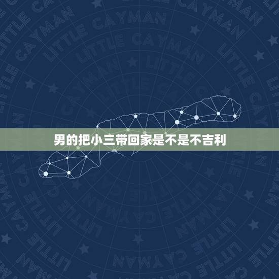 男的把小三带回家是不是不吉利,能把小三带回家的男人,是不是不爱自己的老 男的把小三带回家是不是不吉利,能把小三带回家的男人,是不是不爱自己的老