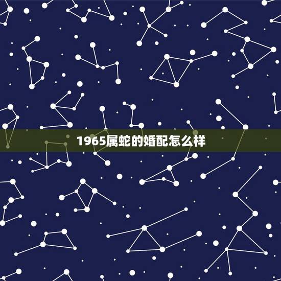 1965属蛇的婚配怎么样,1965属蛇和1965属蛇相配吗 1965属蛇的婚配怎么样,1965属蛇和1965属蛇相配吗
