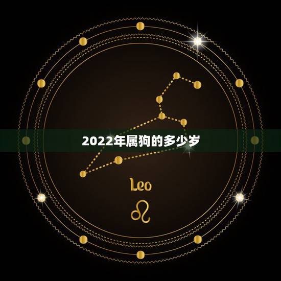 2022年属狗的多少岁,属狗今年多大年龄表 2022年属狗的多少岁,属狗今年多大年龄表