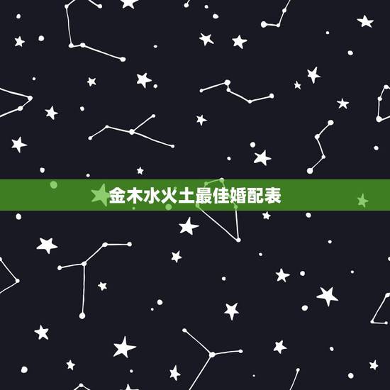 金木水火土最佳婚配表,关于属相和金木水火土的婚配问题 金木水火土最佳婚配表,关于属相和金木水火土的婚配问题