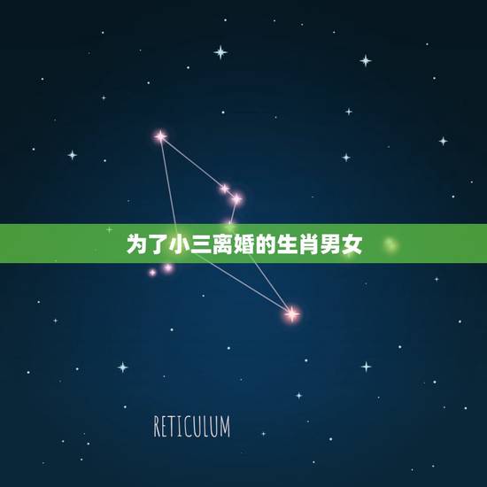 为了小三离婚的生肖男女，最让男人高看的生肖女