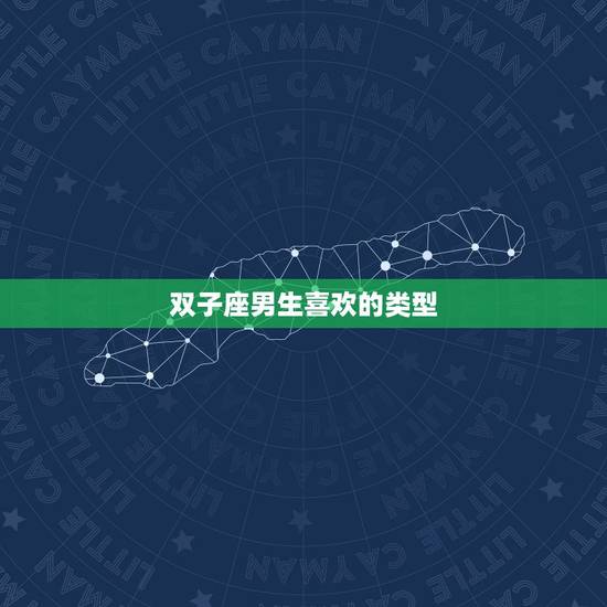 双子座男生喜欢的类型，双子座男生喜欢什么类型