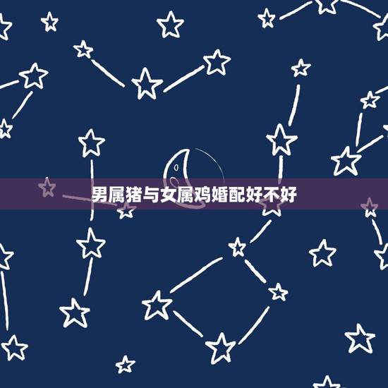 男属猪与女属鸡婚配好不好,男属猪,女属鸡,配吗? 男属猪与女属鸡婚配好不好,男属猪,女属鸡,配吗?