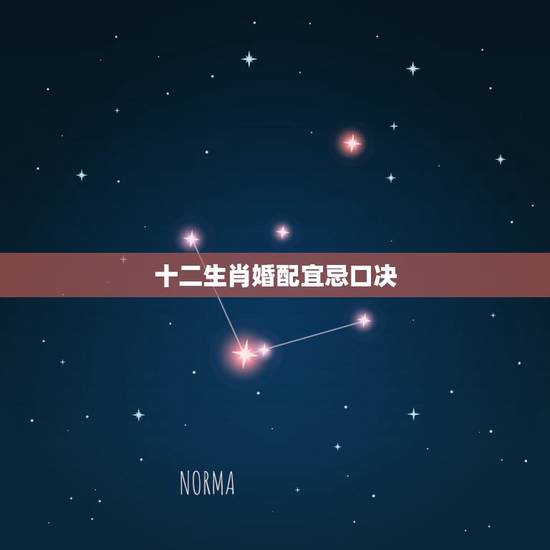 十二生肖婚配宜忌口决,十二生肖婚姻配对口诀有哪些呢? 十二生肖婚配宜忌口决,十二生肖婚姻配对口诀有哪些呢?