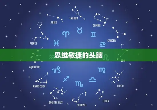 思维敏捷的头脑