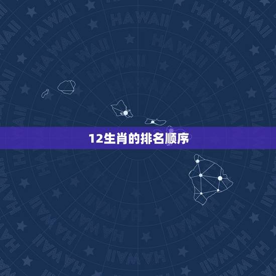 12生肖的排名顺序,十二生肖中,龙排在第几位? 12生肖的排名顺序,十二生肖中,龙排在第几位?