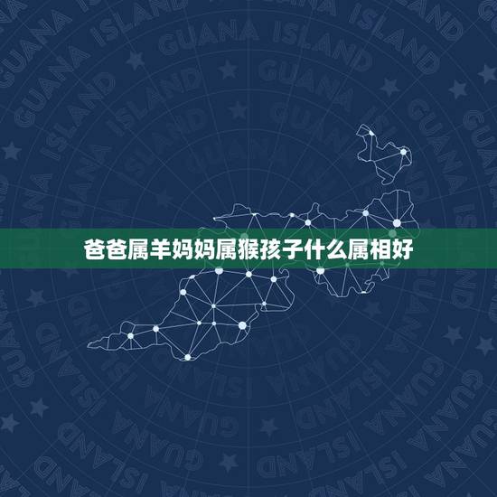 爸爸属羊妈妈属猴孩子什么属相好，爸爸属羊，妈妈属鼠，儿子属狗，在生个属