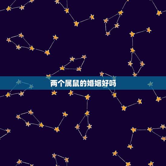 两个属鼠的婚姻好吗,二个属鼠的人相配吗 两个属鼠的婚姻好吗,二个属鼠的人相配吗